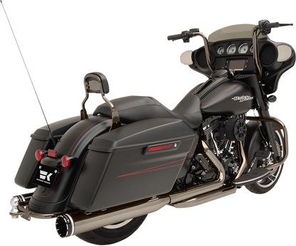 2X 1800-1968 KromeWerks 2-Into-2 Crossover w/4" Eclipse Mufflers for 2009-2016