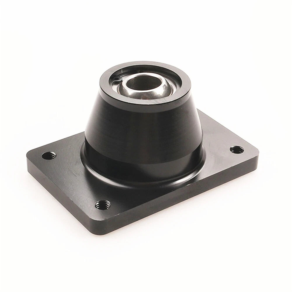 Black Aluminum Alloy Short Shifter Quick Shift Holder Base For Peugeot 206 306