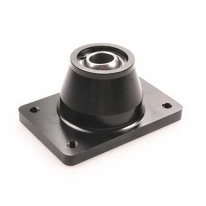 Black Aluminum Alloy Short Shifter Quick Shift Holder Base For Peugeot 206 306