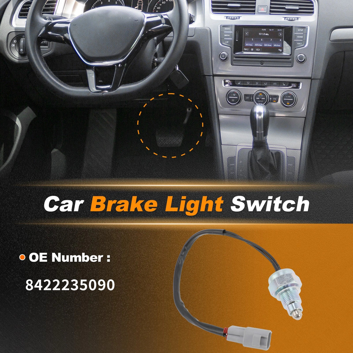 Brake Light Switch Replacement for Toyota FJ Cruiser (2007–2022)