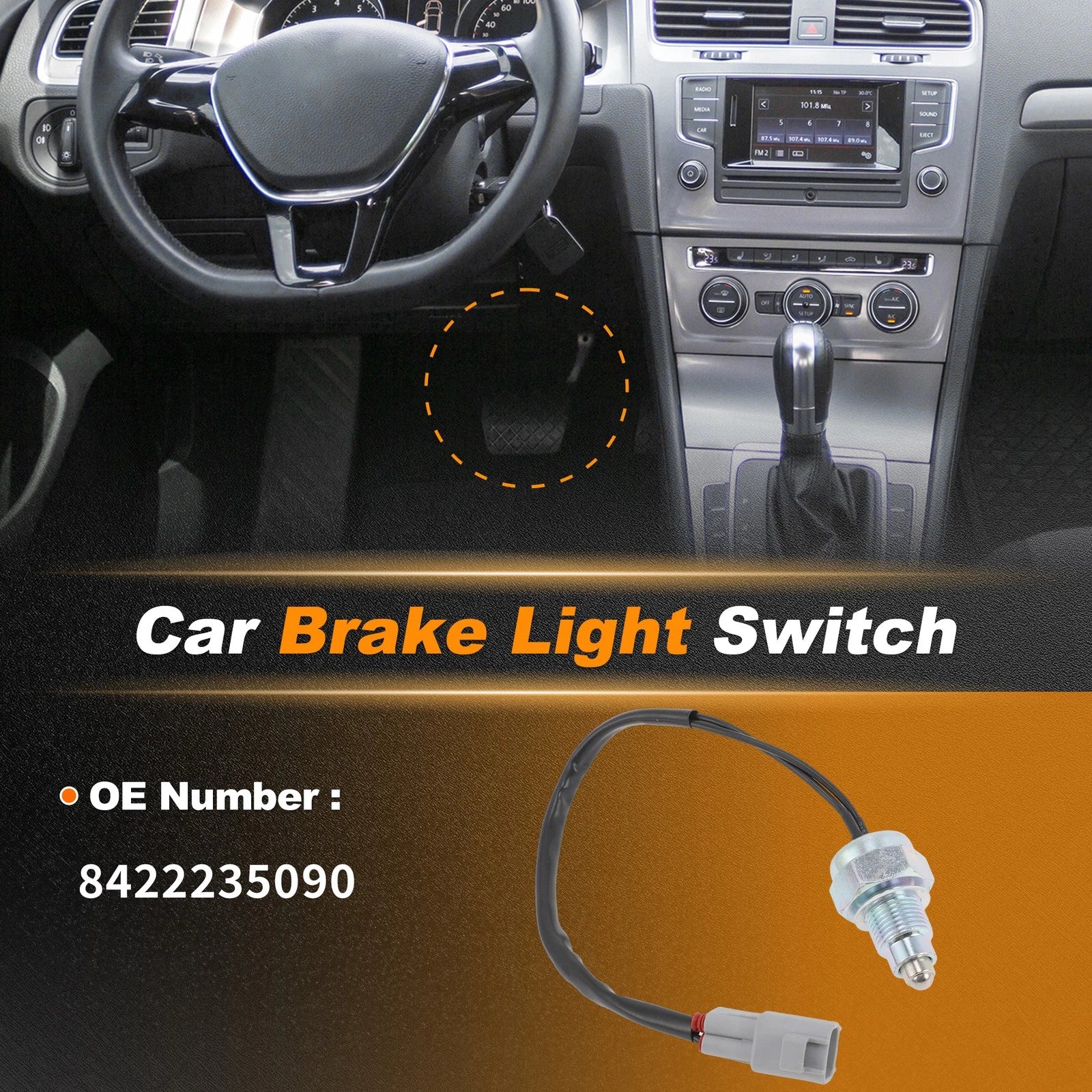 Brake Light Switch Replacement for Toyota FJ Cruiser (2007–2022)