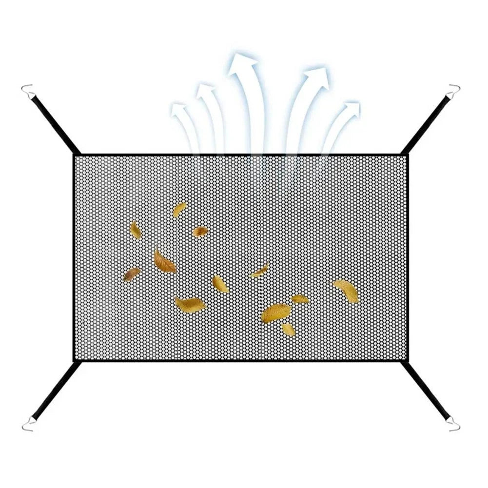 Car Mesh Net Barrier for Easy Installation with Hooks and Stickers