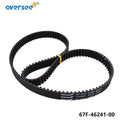 Timing Belt for Yamaha Outboard F75 F80 F90 F100 F115 (2000–2023) 67F-46241-00