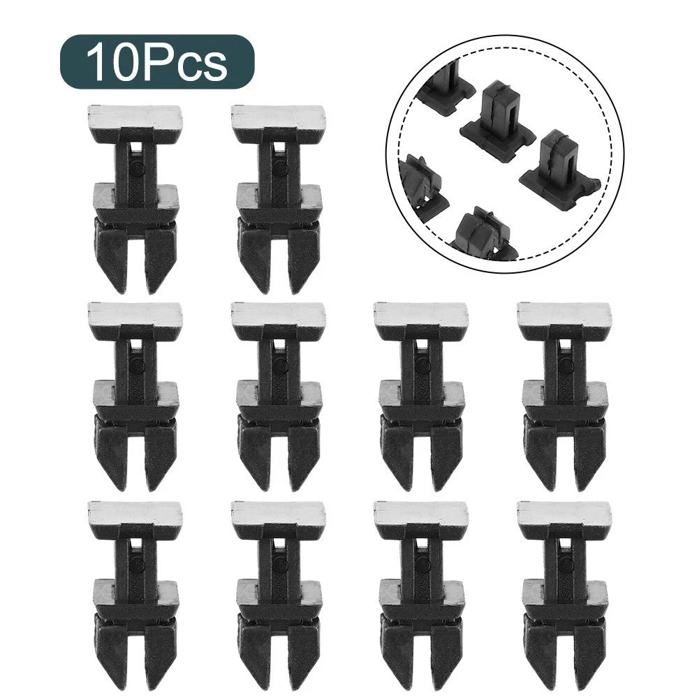 Auto Fasteners Boot Trim Clips 10pcs A12499007921 Nylon&Rubber