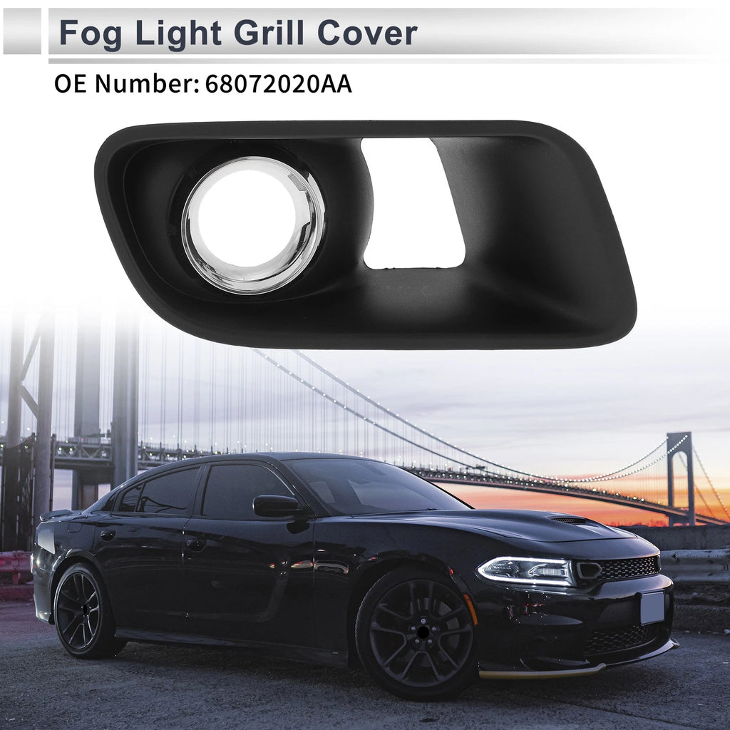 Front Right Fog Light Grill Replacement for Dodge Charger (2012–2014)