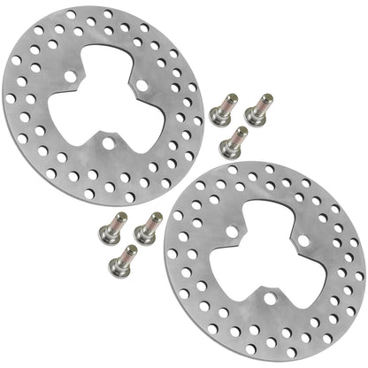 Front Brake Disc Rotor with Bolts Replacement for Honda CRV (2017–2022)
