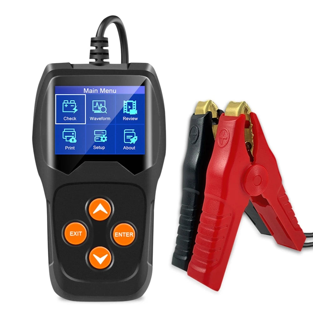 TFT LCD Battery Tester for 12V Vehicles (2010–2023)