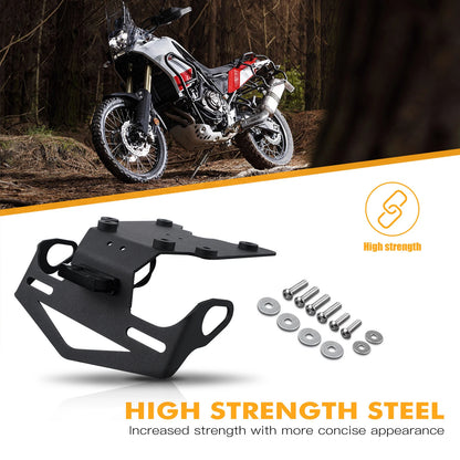 CNC Fender Tail Tidy License Plate Holder for Yamaha Tenere 700 (2019–2024)