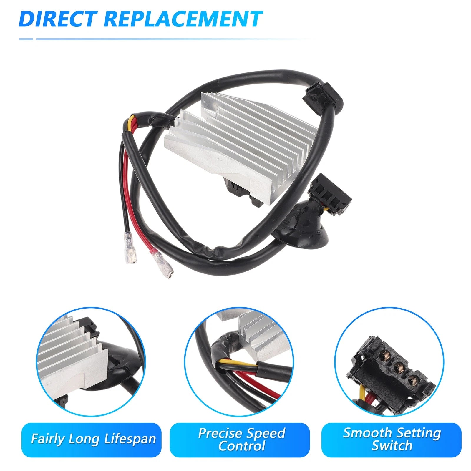 HVAC Blower Motor Resistor Replacement for Mercedes Benz C124 (1987–1993)