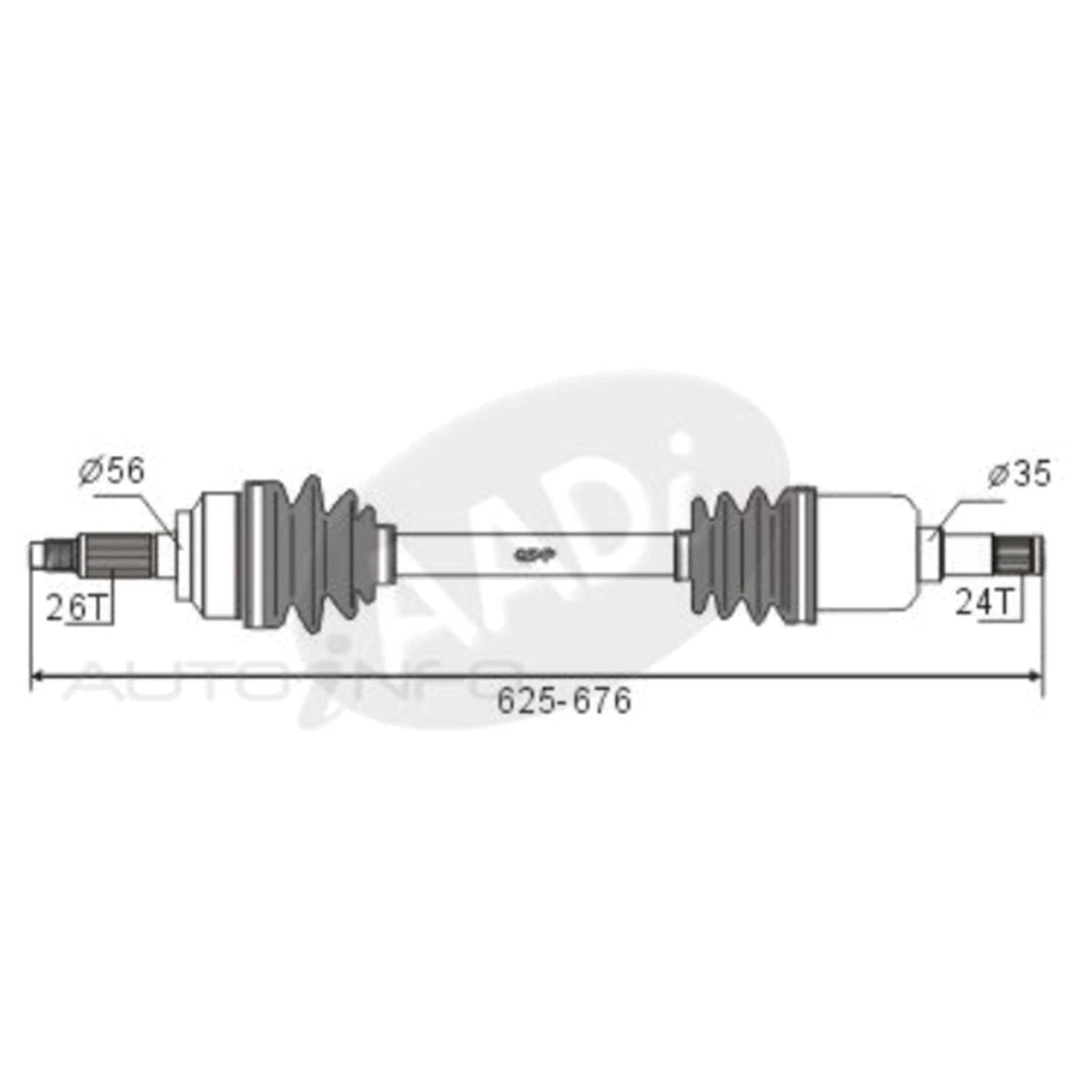 LH CV Shaft for Kia Mentor FA FB 1.5L B5 BF (1997–2000)