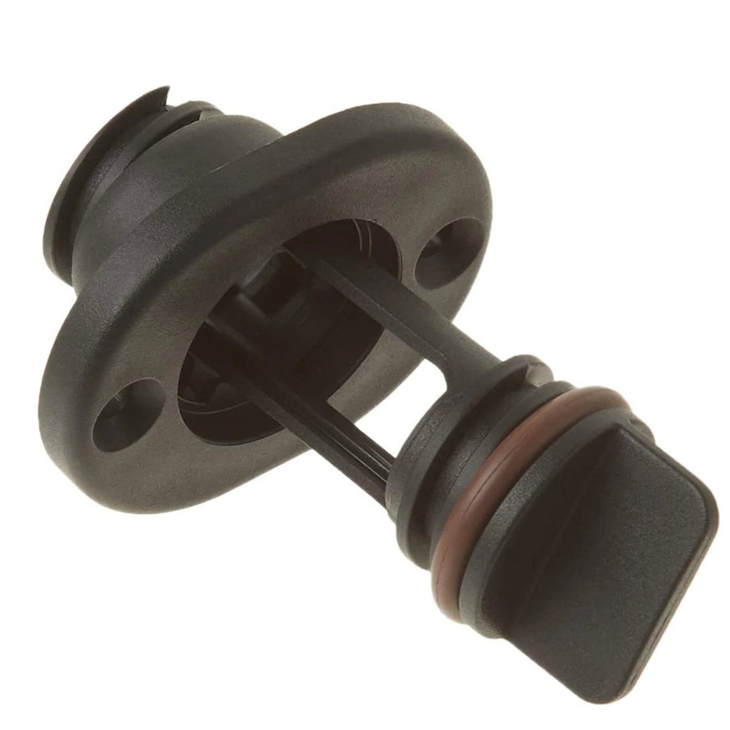 Drain Plug for Seachoice Small Boat (1" Hole) 18781 2-Pack Black Plastic