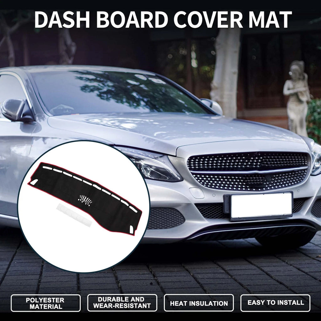 Dashboard Dash Cover Mat Sun Protector for Mercedes Benz GLC (2016–2022)