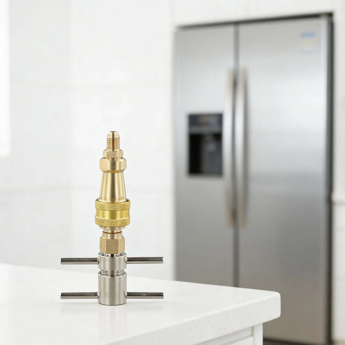 14 Inch Brass Washer for Quick Refrigerator Connections