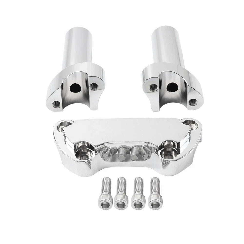 4" Risers 1" Handlebar Clamp for Harley Fat Boy Low Rider Softail (2000–2017)