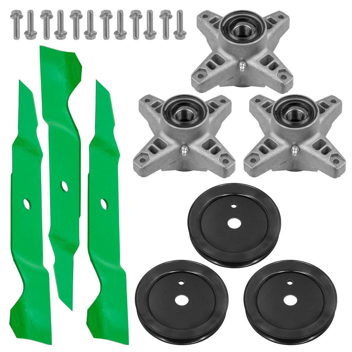 Deck Spindle and Pulley Assembly for Cub Cadet SLT1554 GT2554 (2004–2004)