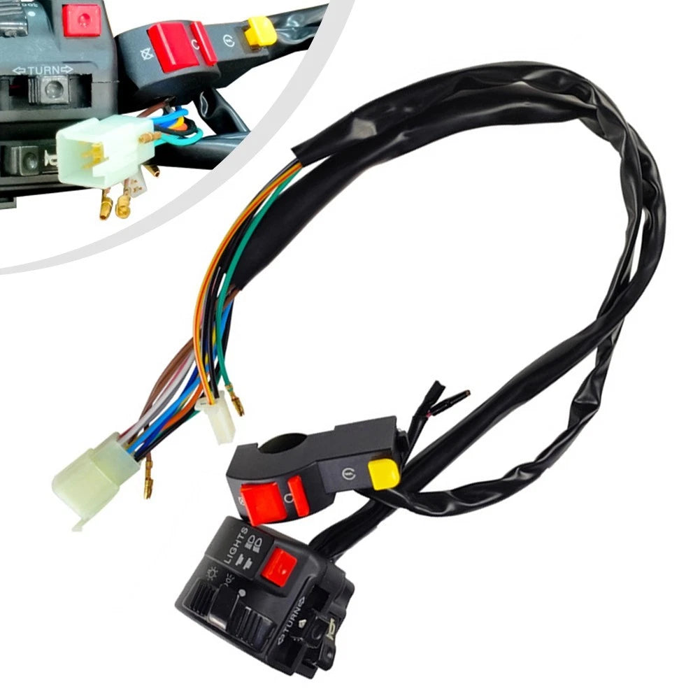 Motorcycle Switch Button for Electric Start Stop (High Compatibility)