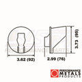WSM Trim Anode for Mercruiser Bravo I/II/III (PMC00047A)