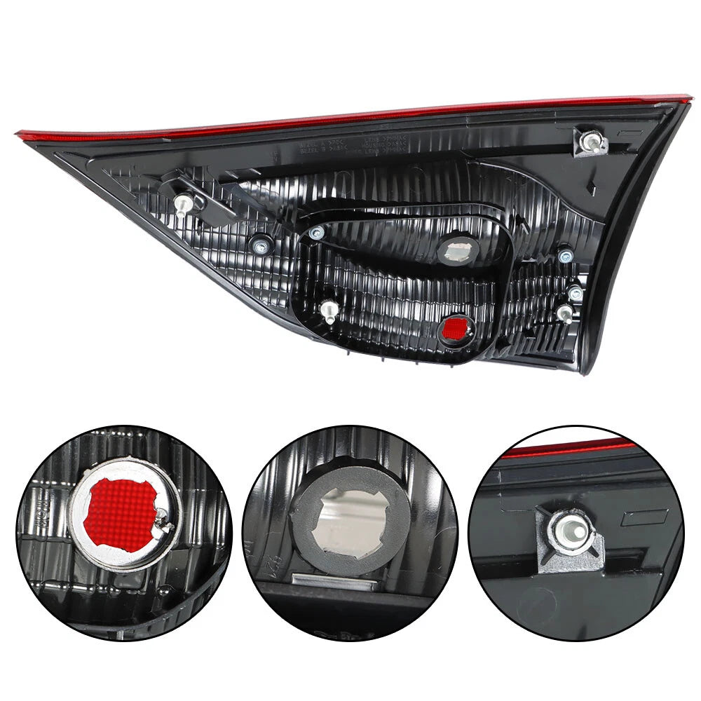 Rear Tail Light Assembly Halogen for Toyota Sienna (2015–2017) Driver Side Clear