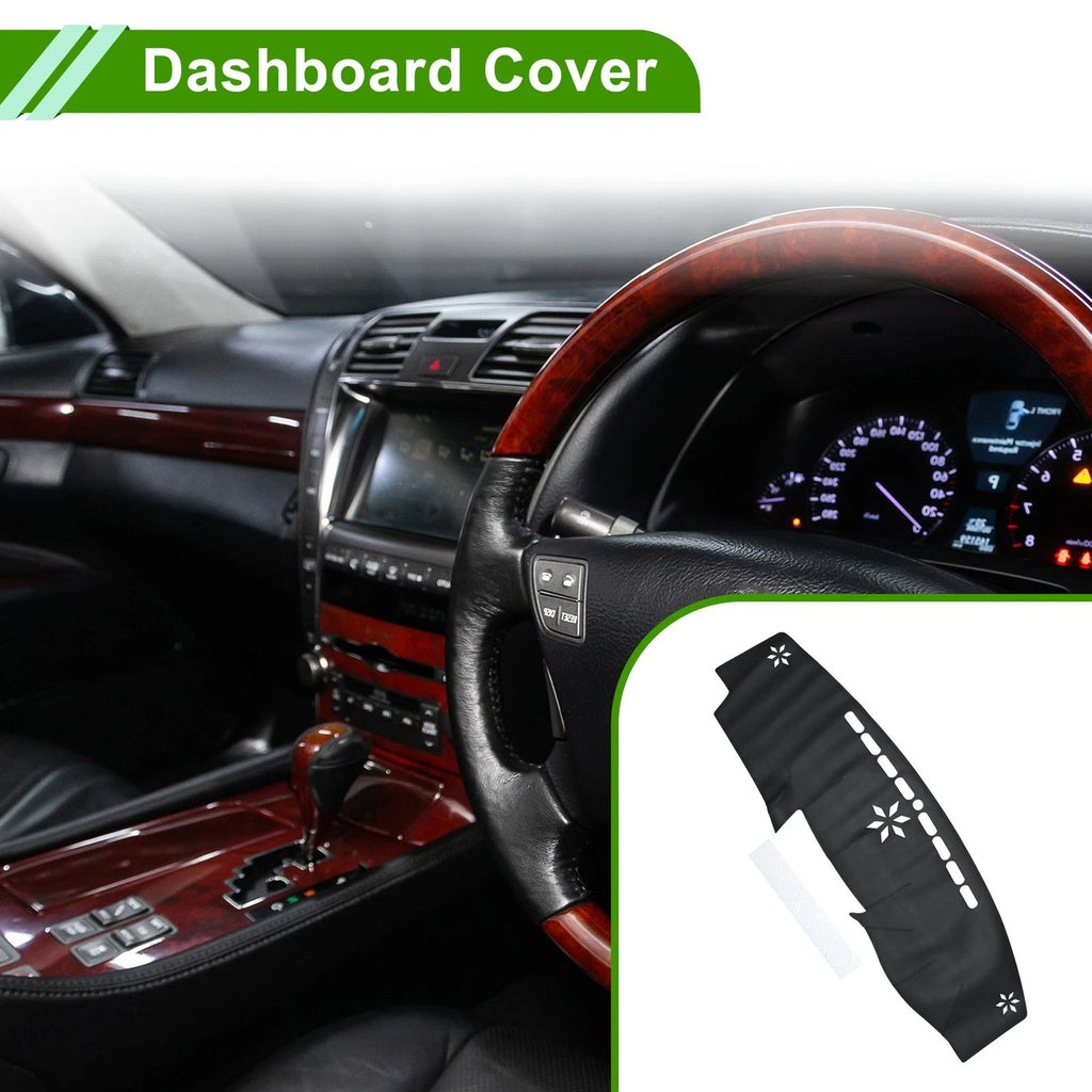 Dashboard Cover Mat for Lexus IS250 IS350 (2006–2011) Dash Carpet Black