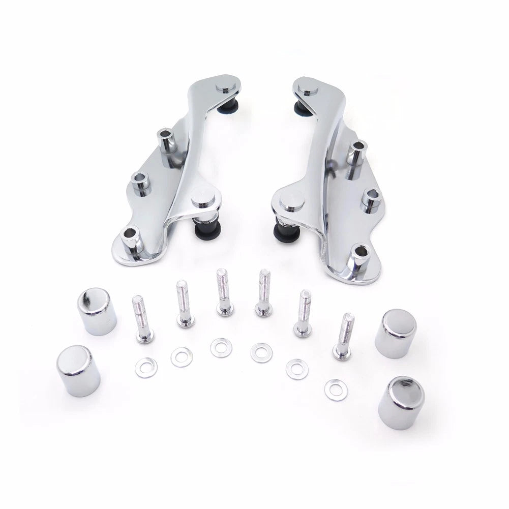 4-Point Docking Hardware Kit for Harley Touring (2009–2013) FLHR FLHT Chrome