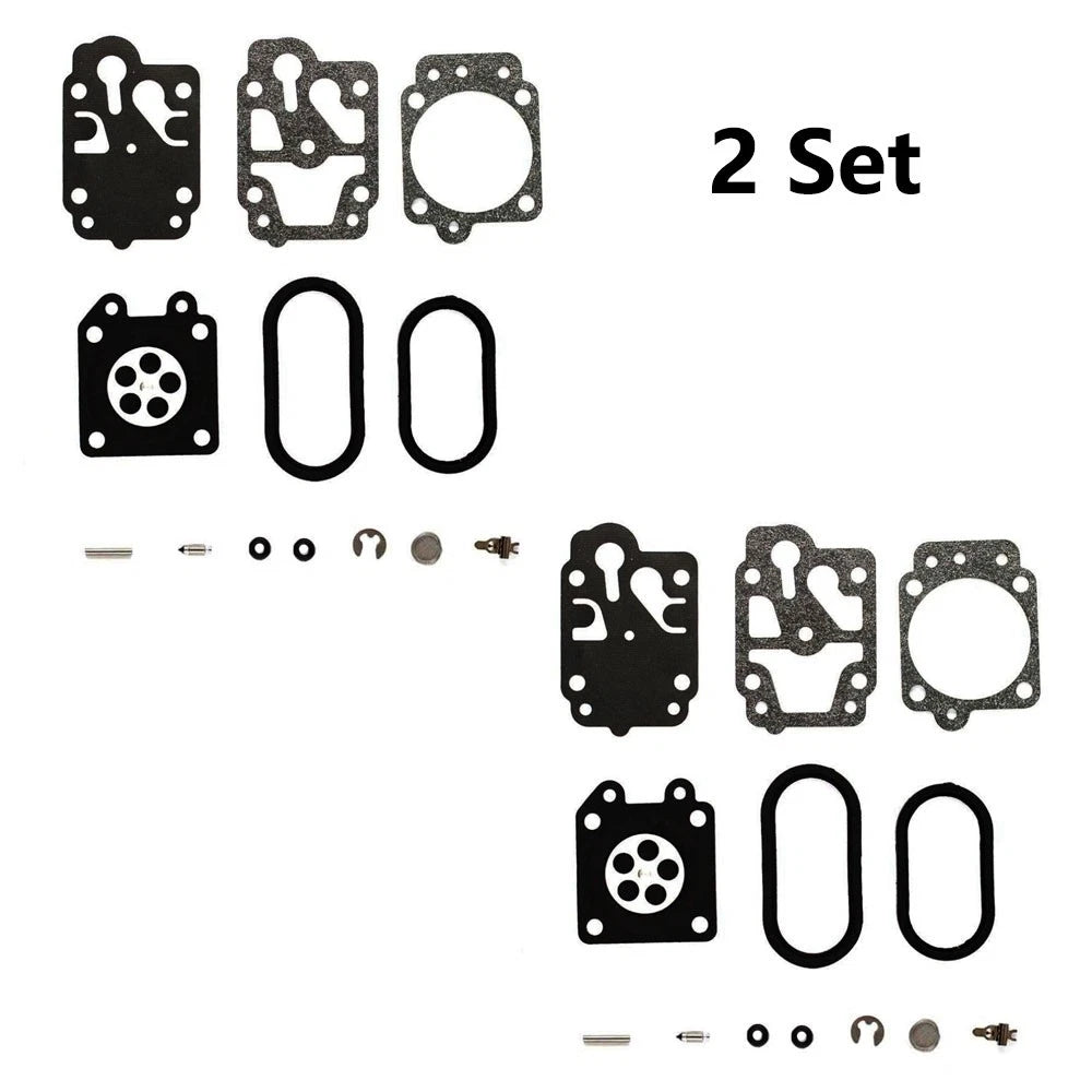 2X Chainsaw Carburetor Repair Kit for Husqvarna 130BT (Walbro K20-WYA)
