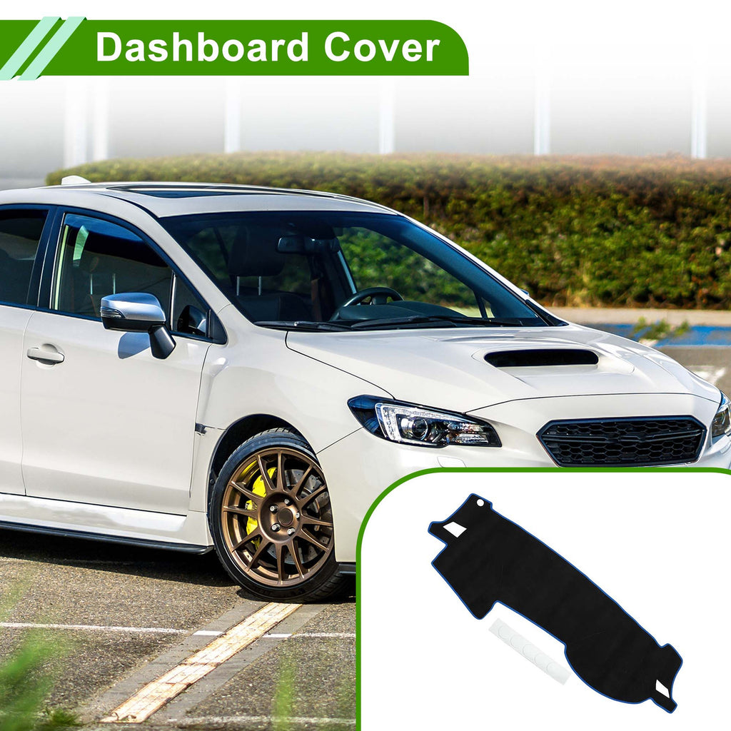 Dash Cover Mat Sun Protector for Subaru Outback 2005–2009 Black Blue