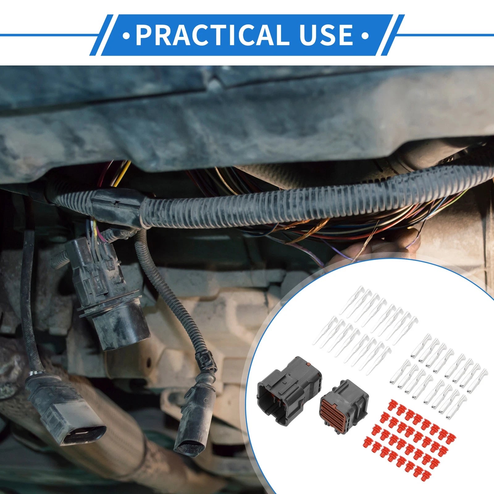 16 Pin Wiring Harness Connector Plug for Hyundai (1 Set) (1990–2016)