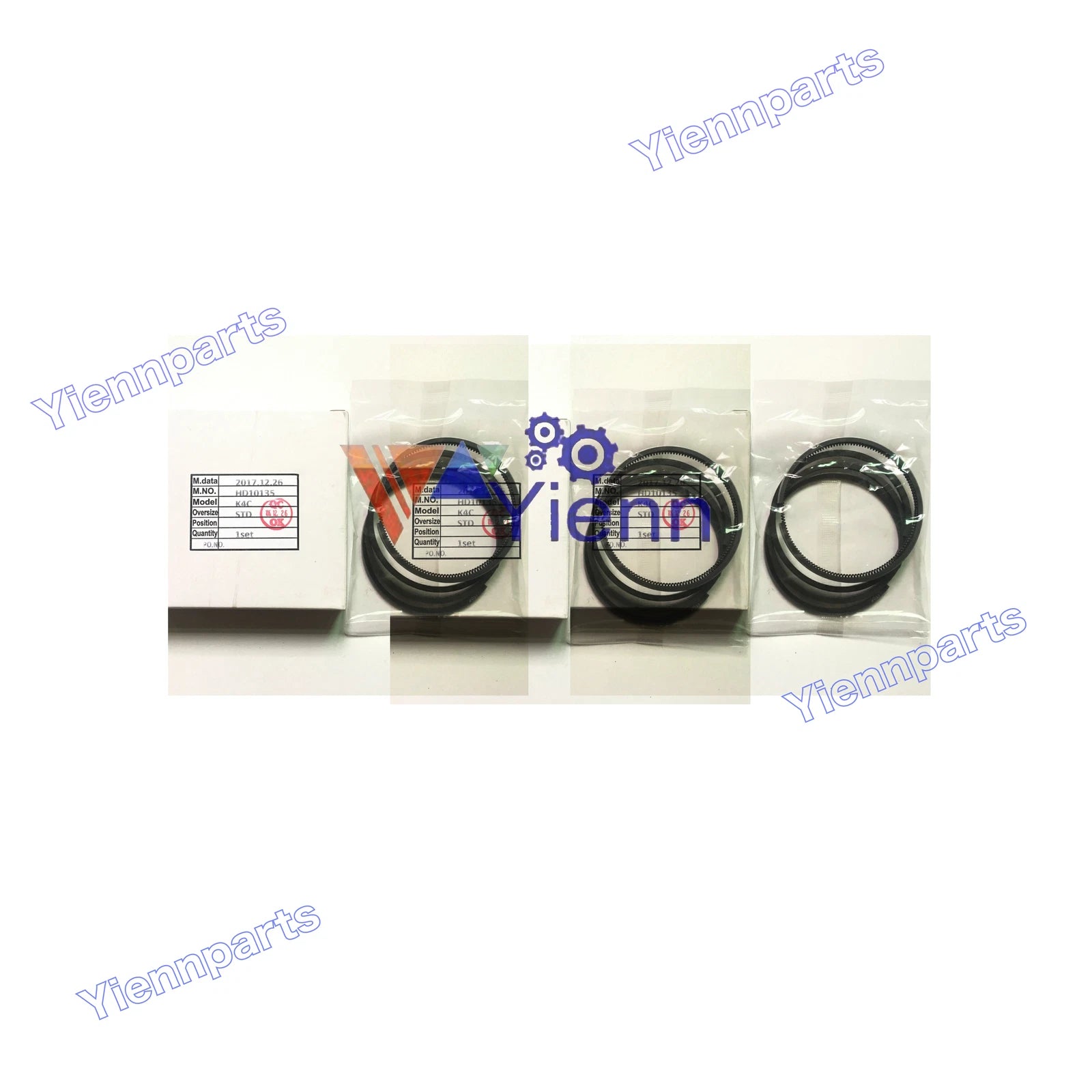 Piston Kit Ring Set for Mitsubishi ISEKI TU155F