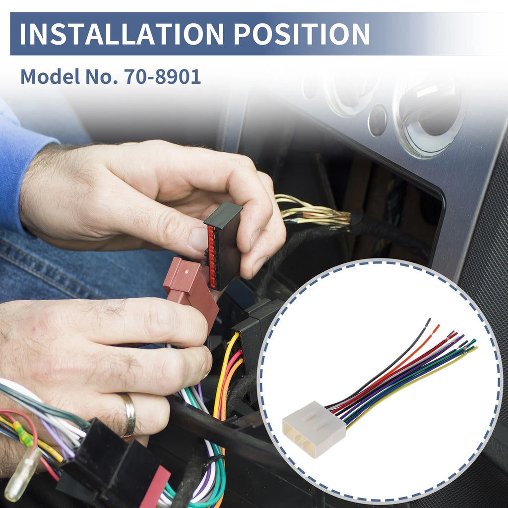 Car Stereo CD Player Wiring Harness Set for Suzuki Esteem (2001–2002)