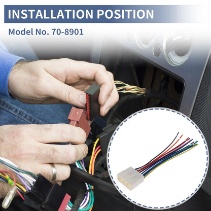 Car Stereo CD Player Wiring Harness Set for Suzuki Esteem (2001–2002)