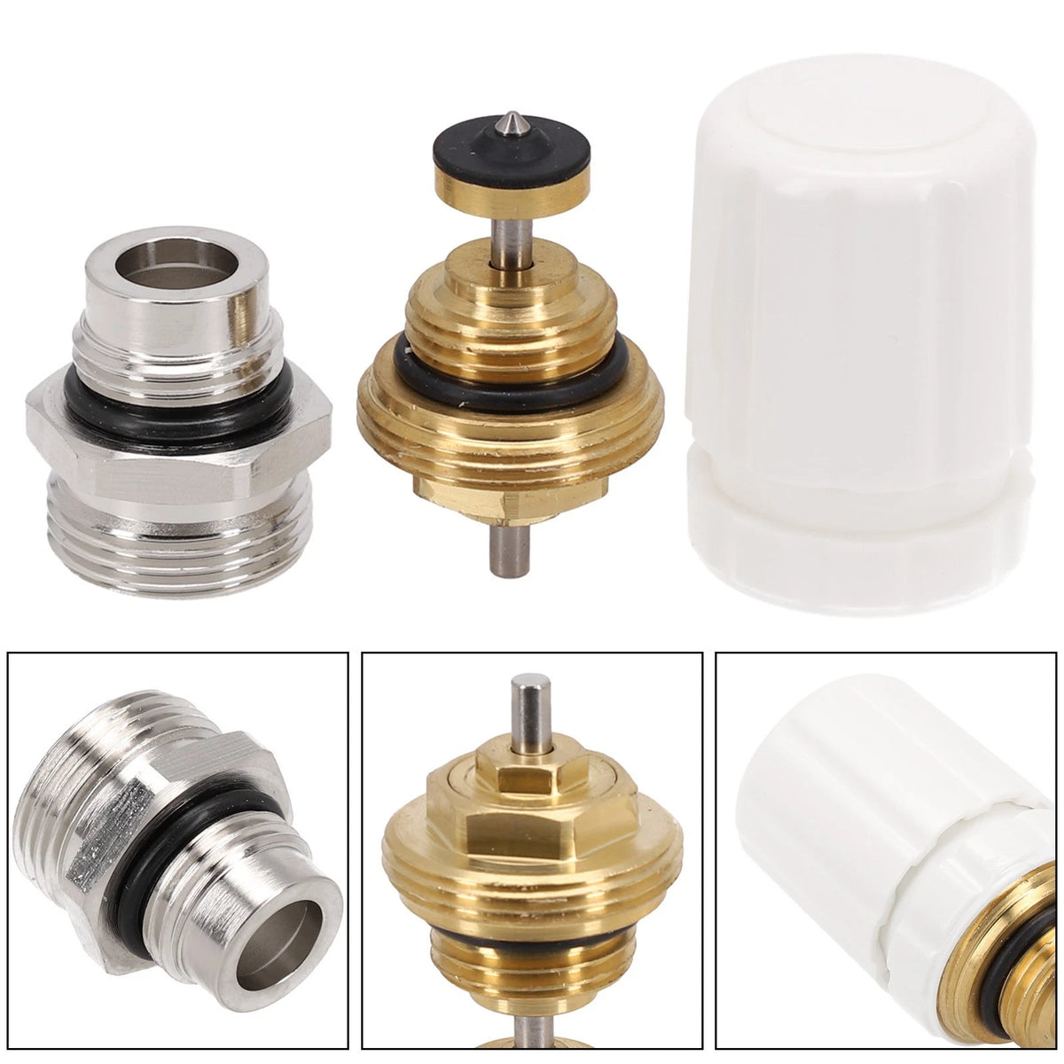 Brass Valve Insert for Heating Circuit Distribution System