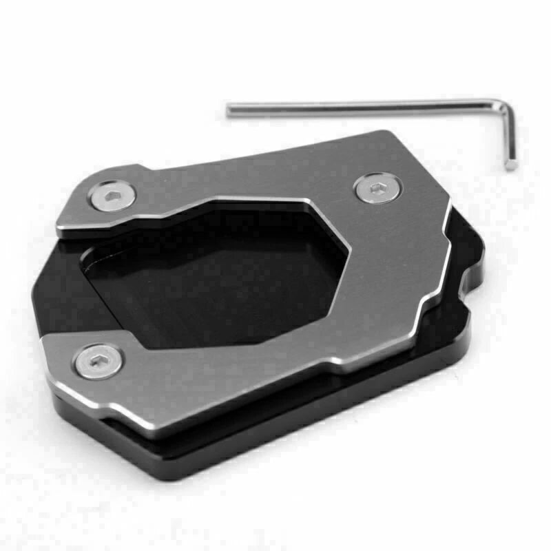 Sidestand Plate Kickstand Extension Pad for BMW F800GS (2008–2016) Chrome T9
