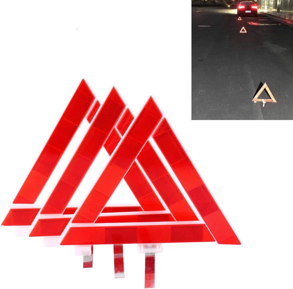 3Pcs Warning Triangles Reflector for Vehicle