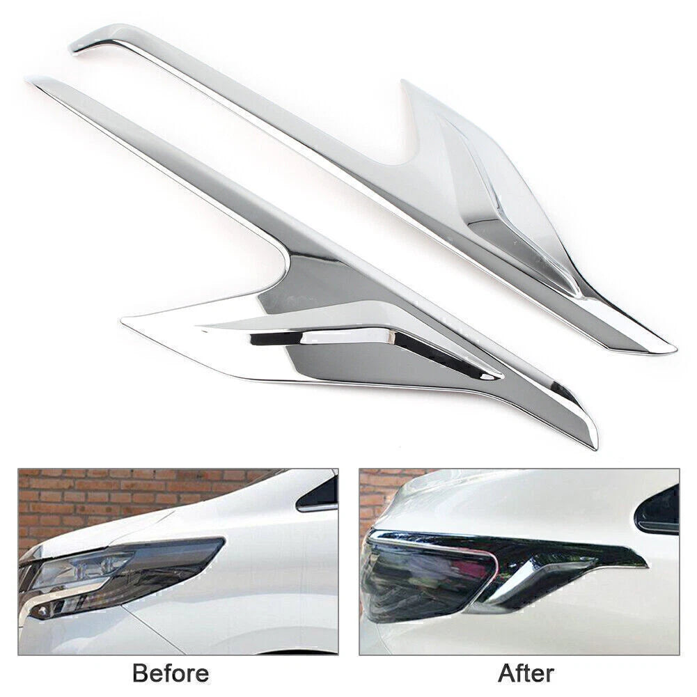 Front Headlight Lamp Cover Molding Trims for Toyota Alphard (2016–2020)