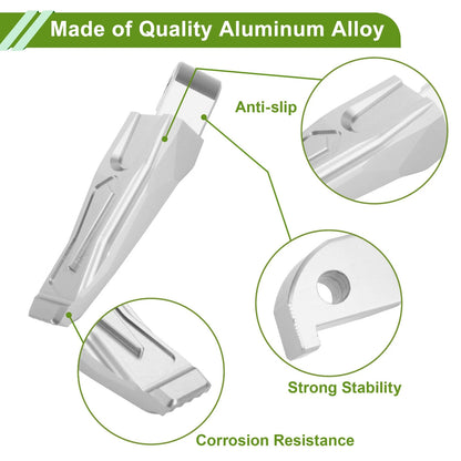 Foot Pegs for Yamaha T-Max 530 (2012–2019) Silver Tone 1 Pair