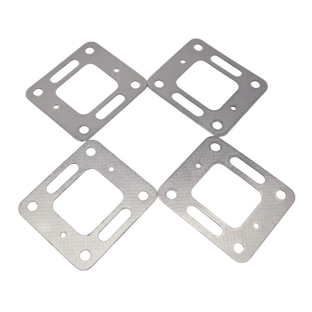 Set of 4 Exhaust Manifold Elbow Gaskets for Mercruiser (27-863724, 18-0897)