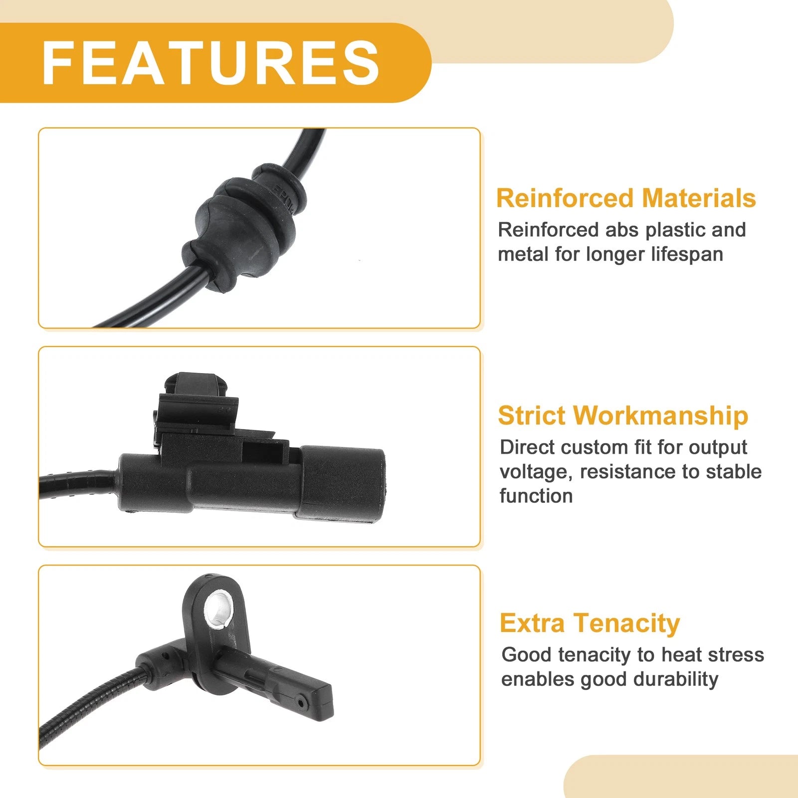 ABS Wheel Speed Sensor Replacement Rear for Chevrolet Orlando (2011–2018)