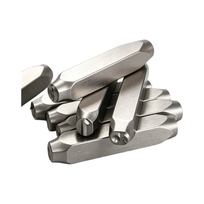 Industrial Steel Stamp Set Alphabet & Numeric 0-8 (1.5mm to 5mm)