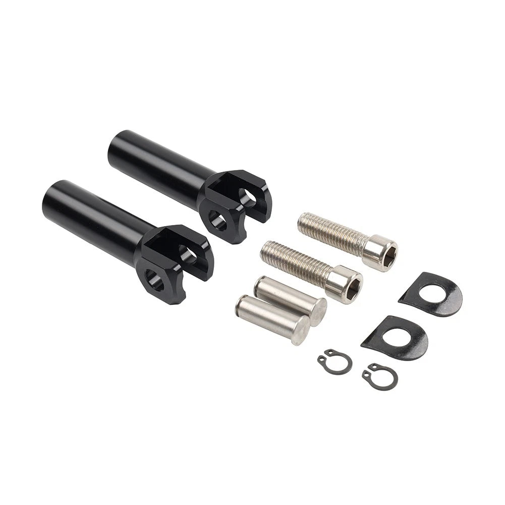 2.75" Passenger Foot Pegs Support Mount Clevis Kit for Harley Softail
