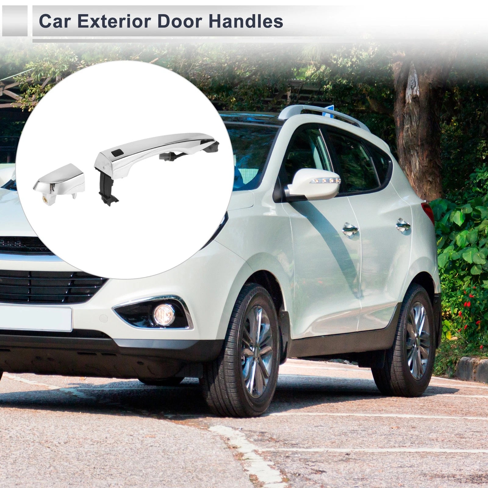 Front Right Exterior Door Handle Replacement for Hyundai Tucson 2016-2020