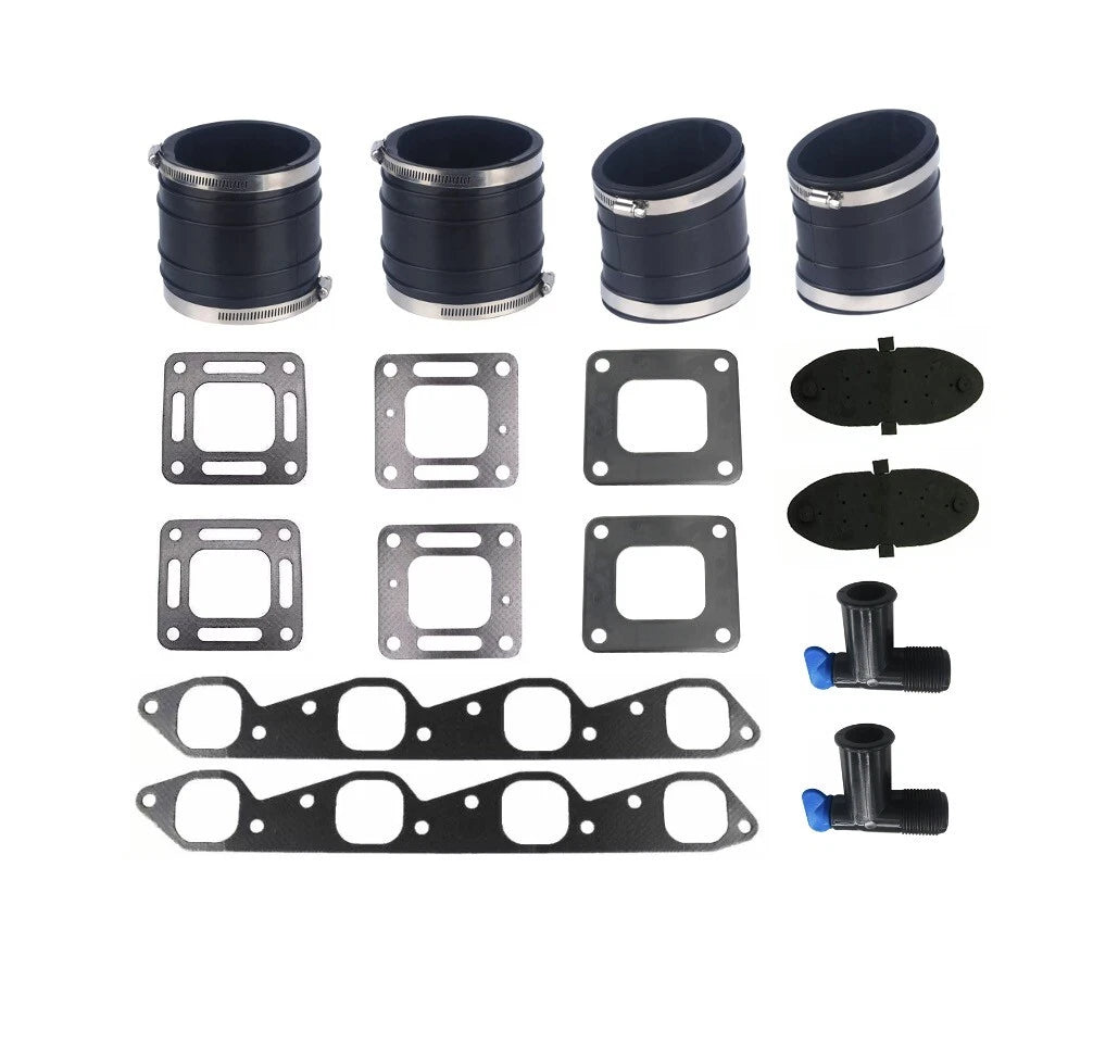 Exhaust Bellow Kit & Gasket for MerCruiser V8 330-370 (32-44348001, 27-46820, 27-863724)
