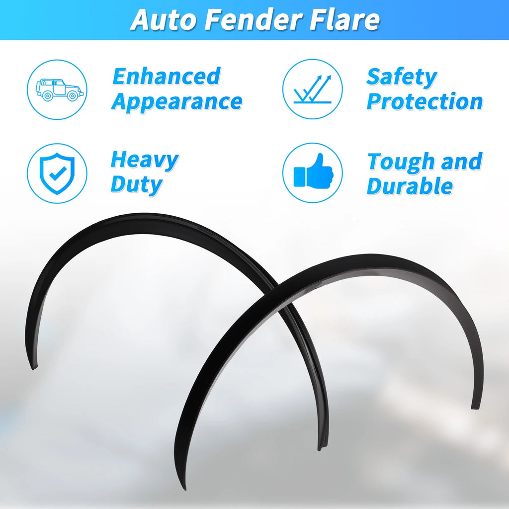 Fender Flares for - Black Wheel Arch Trim Strips