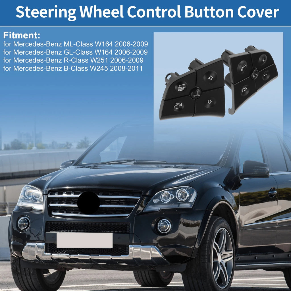 Steering Wheel Buttons Replacement for Mercedes-Benz W164 Left Right (2006–2012)