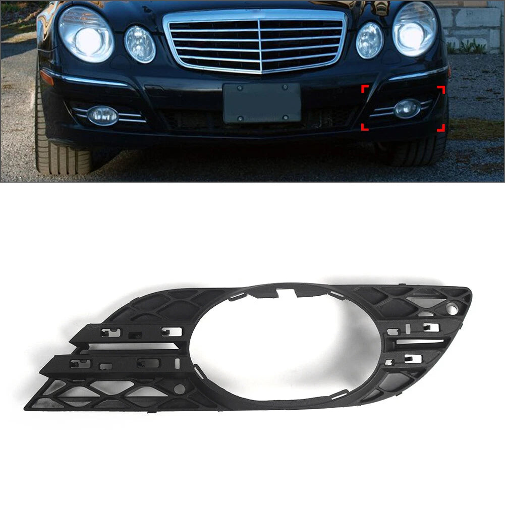 Front Left Fog Light Grille Cover for Mercedes-Benz E320 E350 E550 E63 (2007–2009)