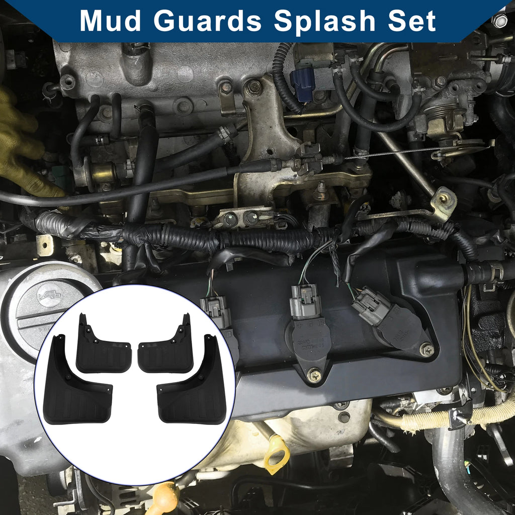 Mud Flaps Splash Guards for Mercedes-Benz GLK260 (2008–2013)