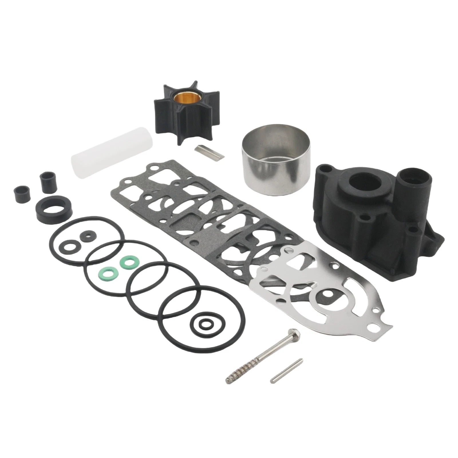 Water Pump Impeller Kit for Mercury V 150 175 200 225 HP Outboards (46-96148A8)