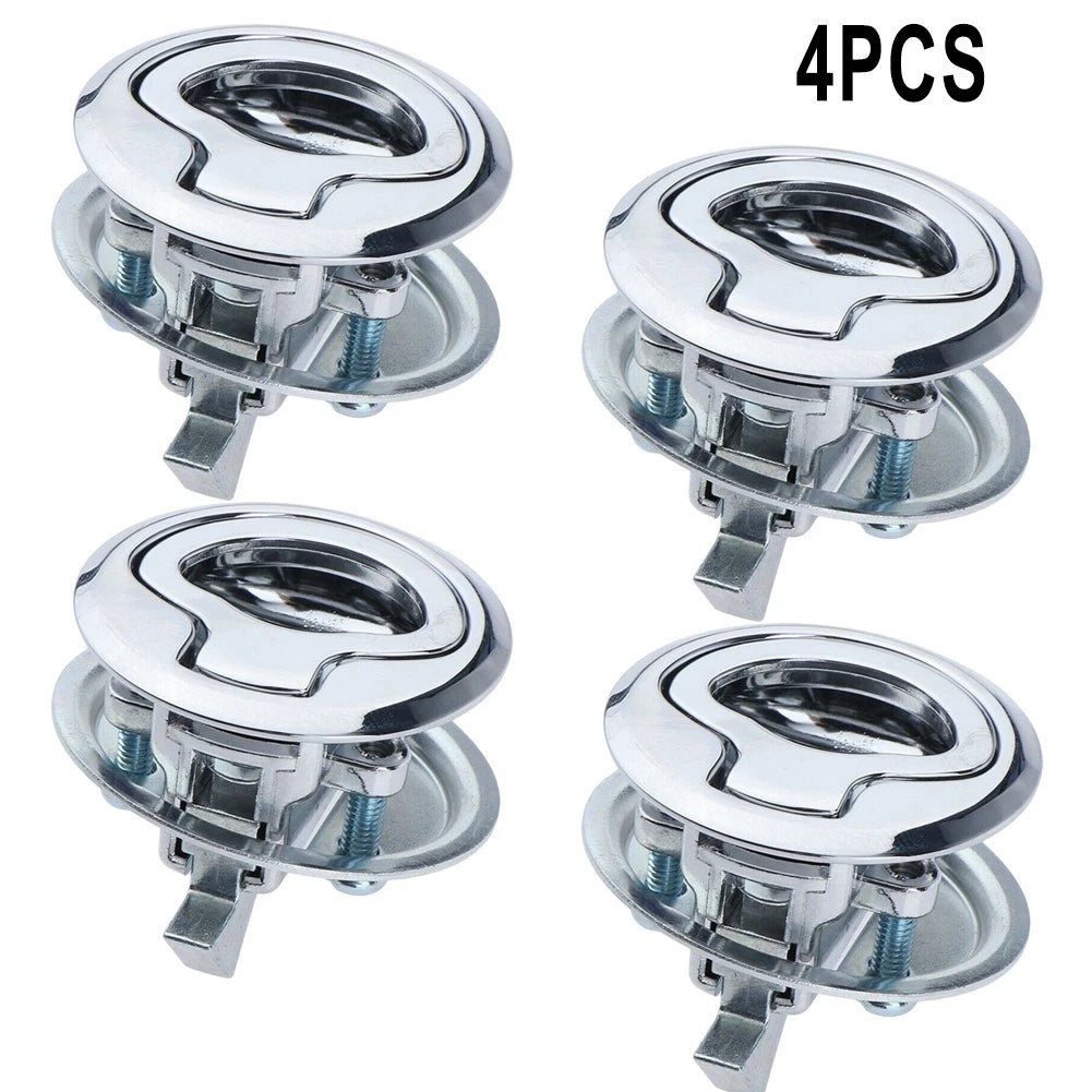 Heavy Duty Stainless Steel Boat Hatch Flush Pull Locking Latch