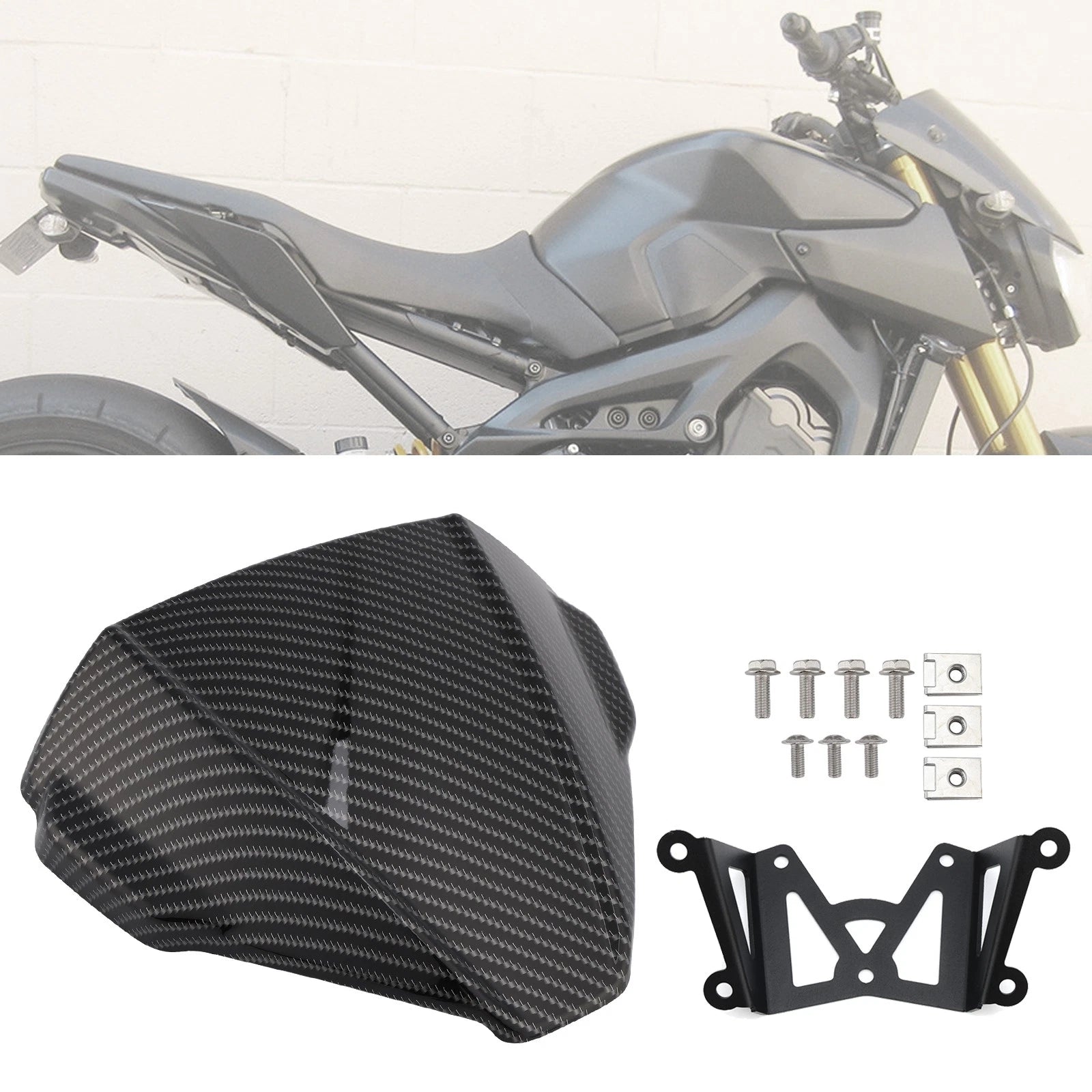 Windshield for Yamaha MT-09 (2021–2023) Simulated Carbon