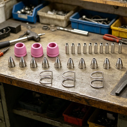 60 Piece Plasma Cutter Torch Consumables Set for WSD60 SG55 AG60