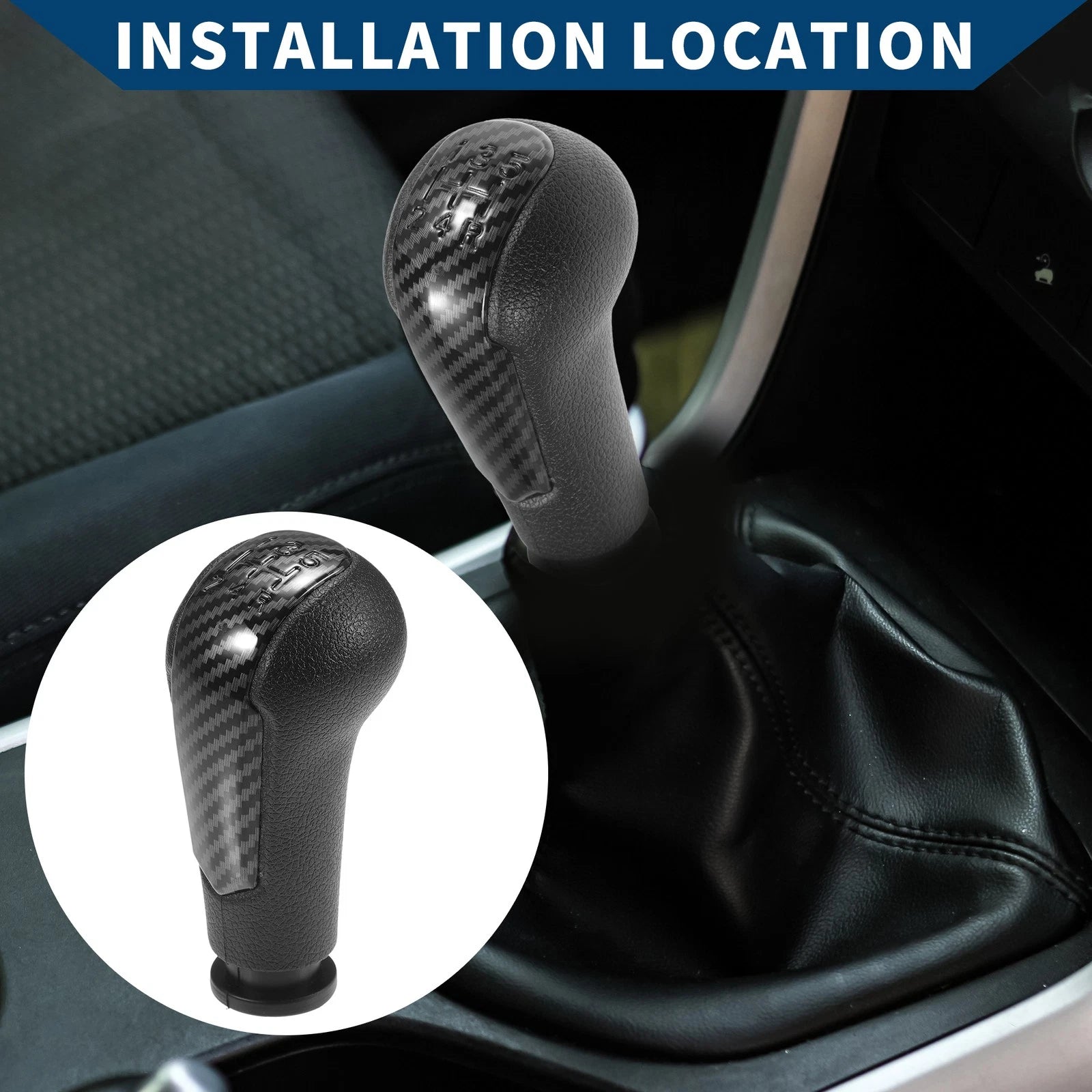 5 Speed Manual Shifter Knob Replacement for Chevrolet Spark (2011–2014)